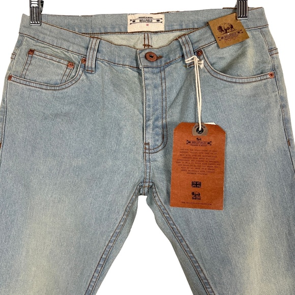 Bellfield Clothing Condor Stretch Skinny Jeans NWT Approx US 14 🎉Host Pick 🎉 - Picture 2 of 9